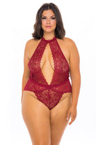 Curvy Allison Lace Teddy - Teddy - Oh La La Cheri