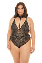 Curvy Dahlia Lace Teddy - Teddy - Oh La La Cheri