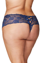 Curvy Good Night Kiss Crotchless Boyshort - Boyshort - Oh La La Cheri