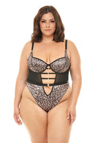 Curvy Journee Leopard Teddy - Teddy - Oh La La Cheri