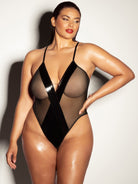 Fetish Curvy Finesse Sheer Teddy - Teddy - Oh La La Cheri