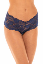 Good Night Kiss Lace Crotchless Boyshort - Boyshort - Oh La La Cheri