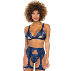 Janet Soft - cup Bra With Matching Garter And Panty - Bra Set - Oh La La Cheri