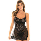 Page Convertible Unlined Lace Chemise With G - string - Chemise - Oh La La Cheri