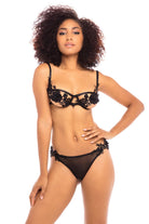 Sydney Embroidered Applique 2 Piece Bra Set - Bra Set - Oh La La Cheri