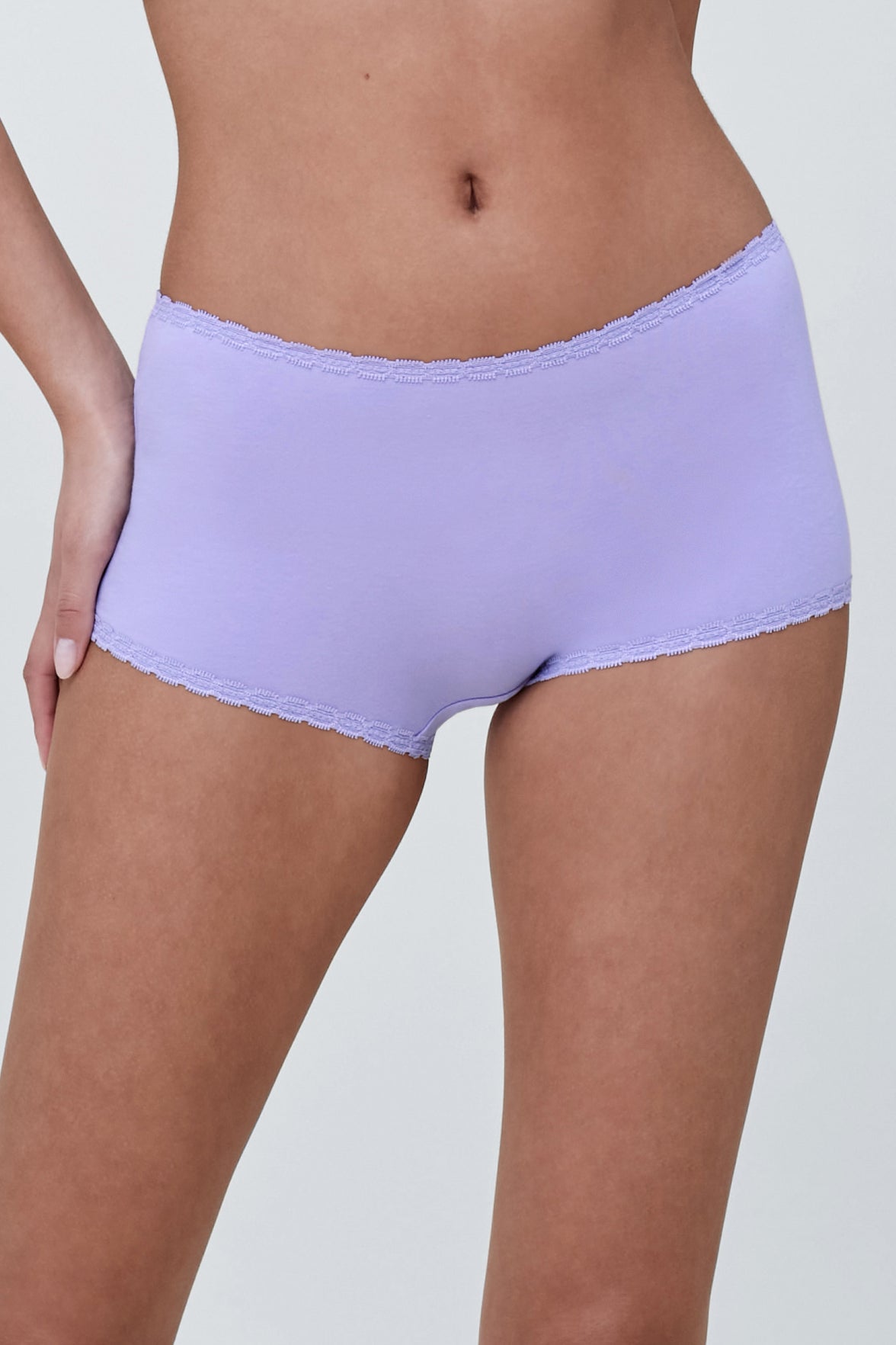 Adorned Cotton Boyshort 3 - Pack - Boyshort - Skarlett Blue