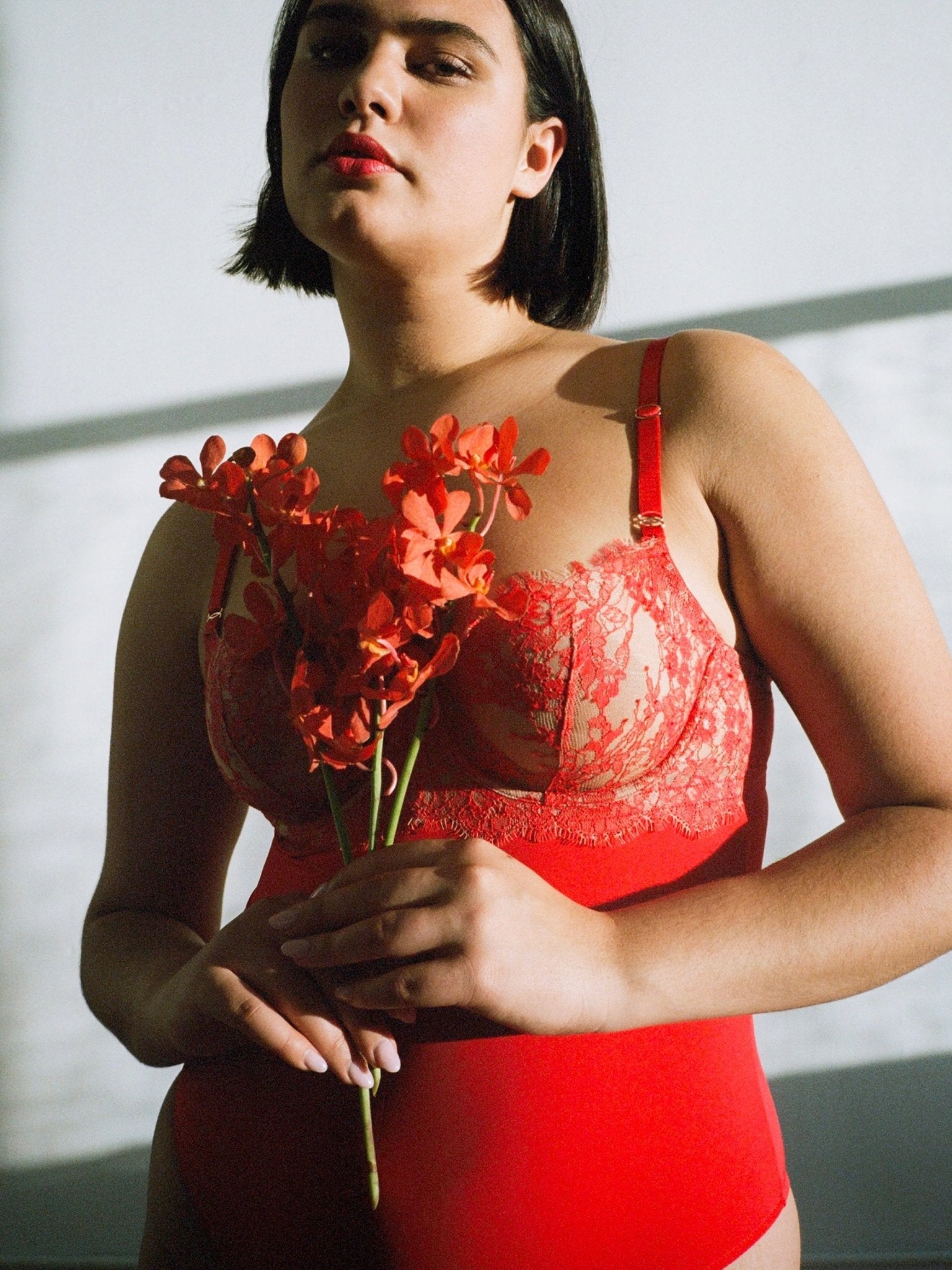 Entice Balconette Lace Bodysuit - Balconette - Skarlett Blue