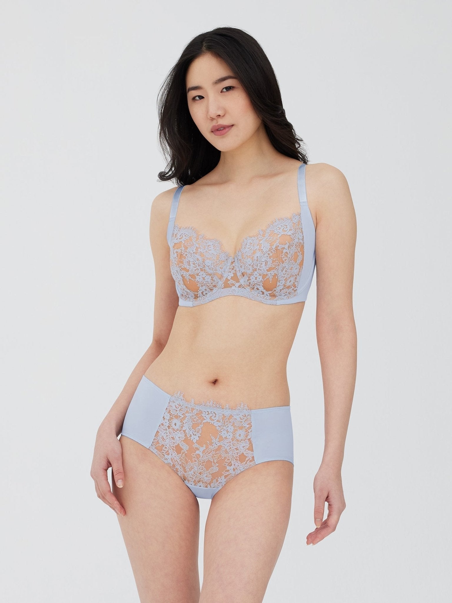 Entice Front Lace Brief - Brief - Skarlett Blue