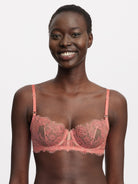 Entice Lace Balconette Bra - Balconette - Skarlett Blue