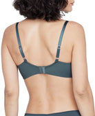 Entice Lace Full Coverage Balconette Side Support Underwire Bra - Side Support - Skarlett Blue