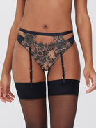 Entice Lace Garter Belt - Garter Belt - Skarlett Blue