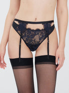 Entice Lace Garter Belt - Garter Belt - Skarlett Blue