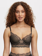 Entice Longline Lace Bra - Longline - Skarlett Blue