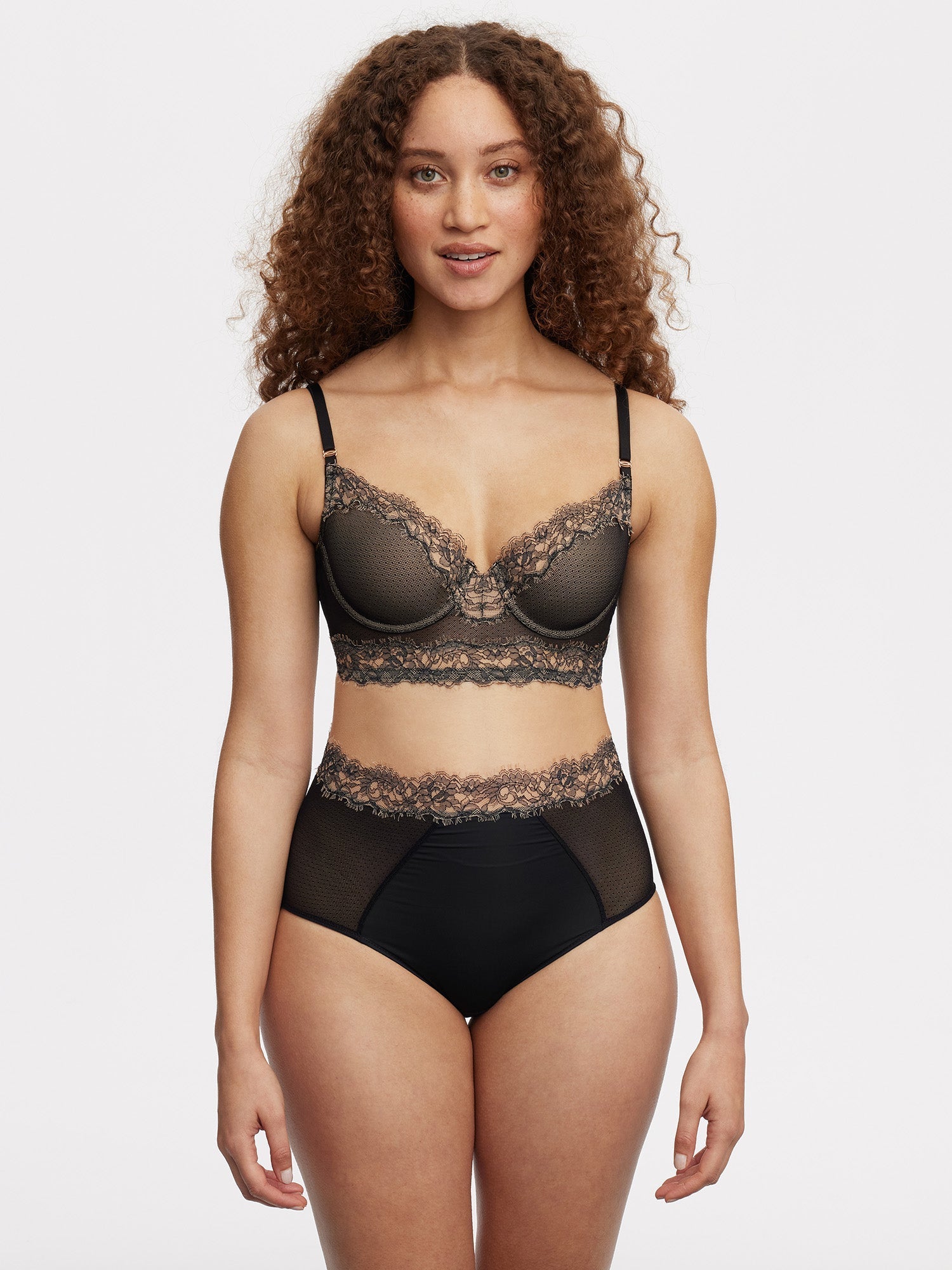 Entice Longline Lace Bra - Longline - Skarlett Blue