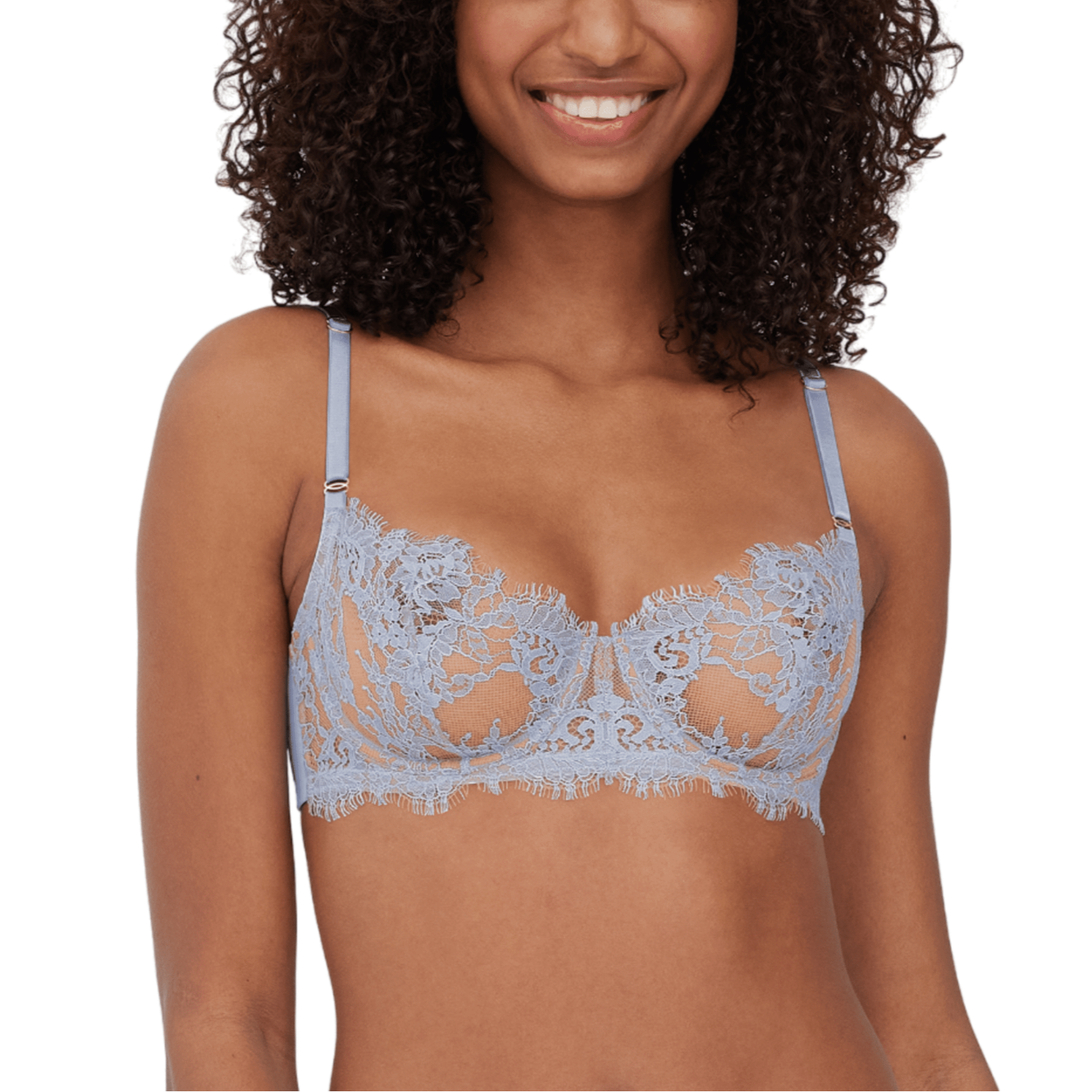 Entice Unlined Balconette Underwire Bra - Balconette - Skarlett Blue