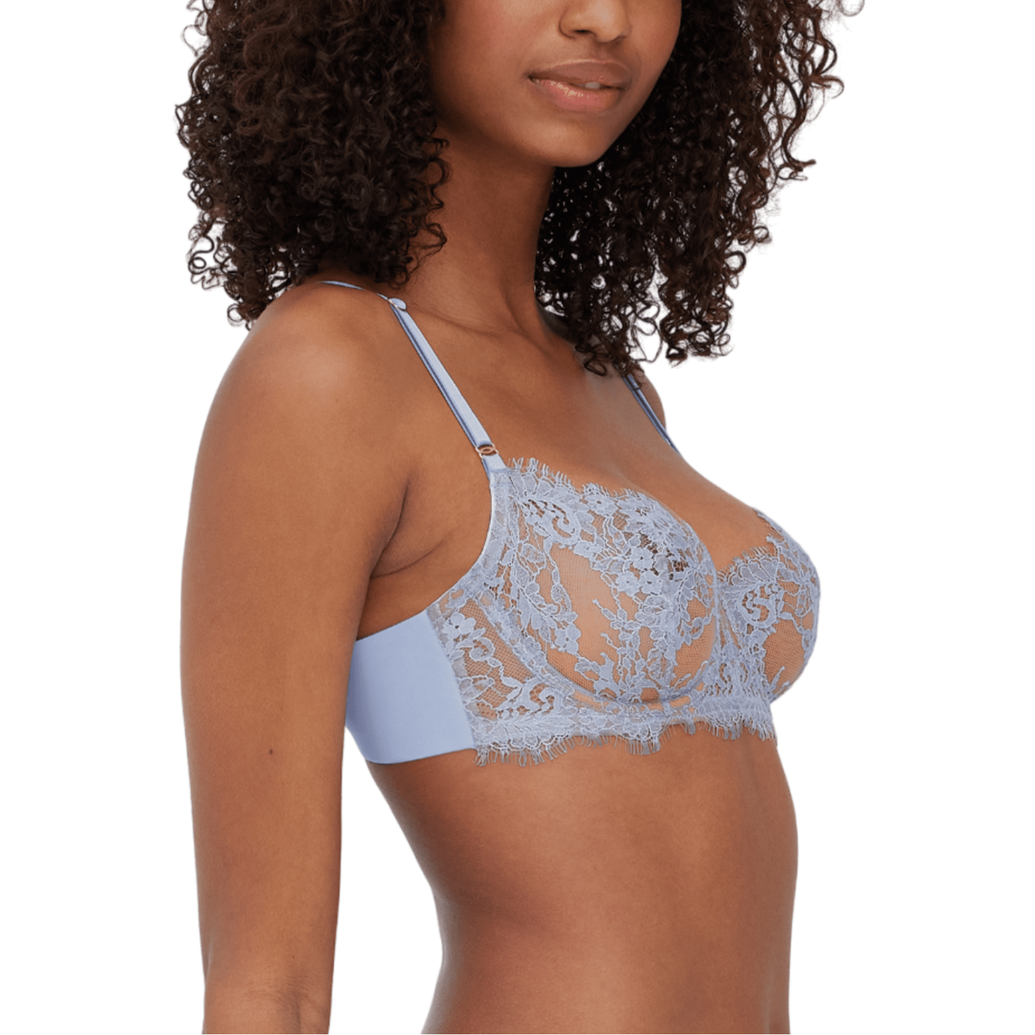 Entice Unlined Balconette Underwire Bra - Balconette - Skarlett Blue