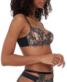 Entice Unlined Balconette Underwire Bra - Balconette - Skarlett Blue