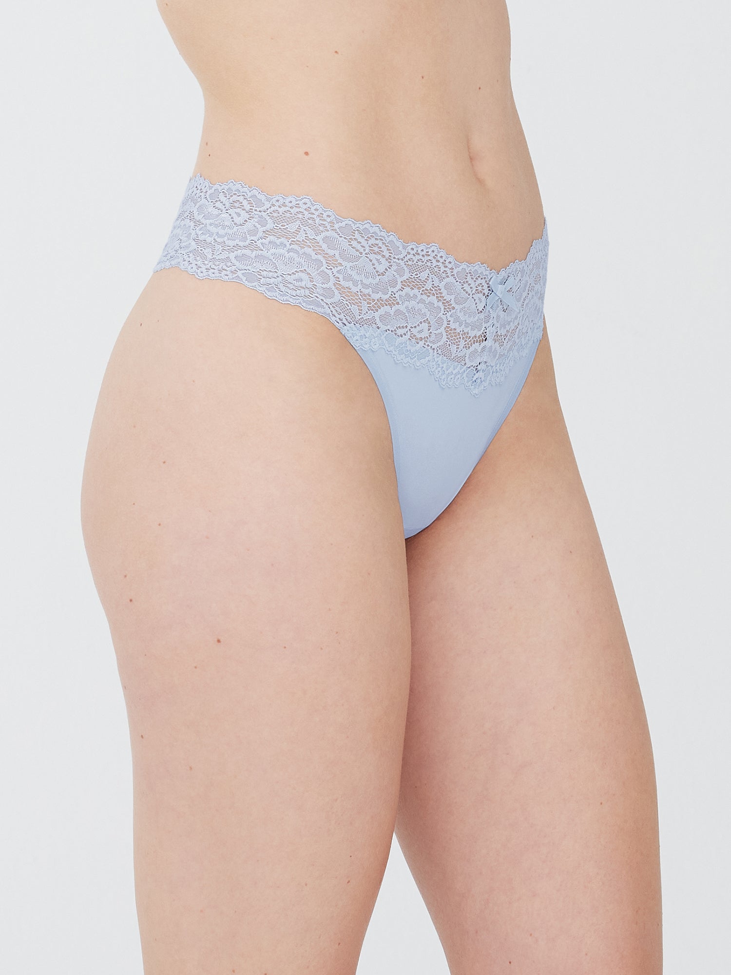 Goddess Lace Trim Thong 3 Pack - Thong - Skarlett Blue