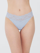 Goddess Lace Trim Thong 3 Pack - Thong - Skarlett Blue