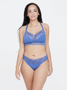 Goddess Lace Trim Thong - Thong - Skarlett Blue