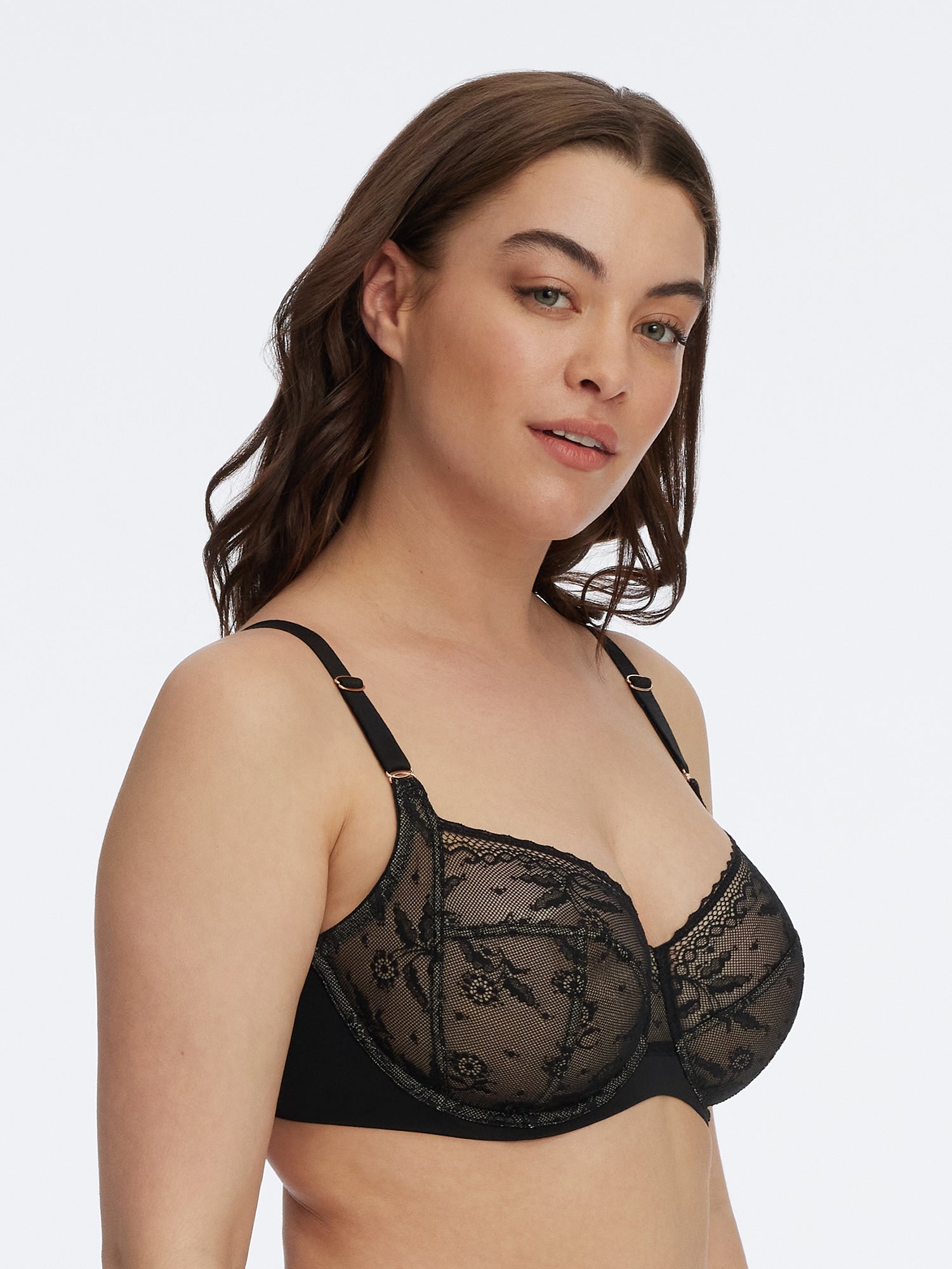 Lacy Side Support Bra - Side Support - Skarlett Blue