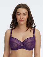 Lacy Side Support Bra - Side Support - Skarlett Blue