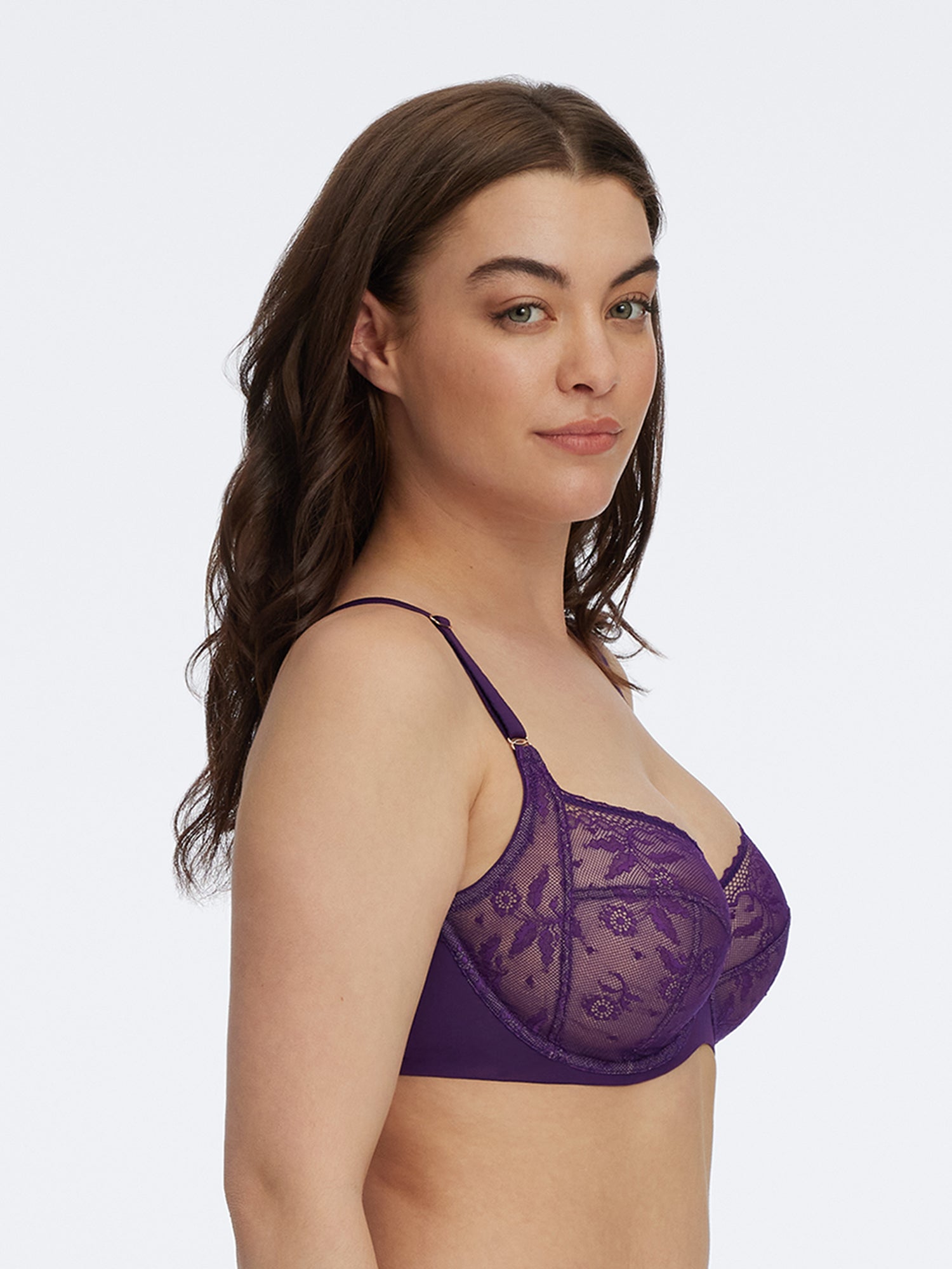 Lacy Side Support Bra - Side Support - Skarlett Blue