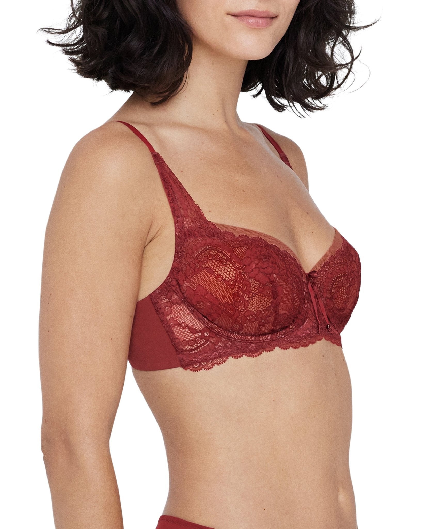 Minx Lace Unlined Balconette Bra - Balconette - Skarlett Blue