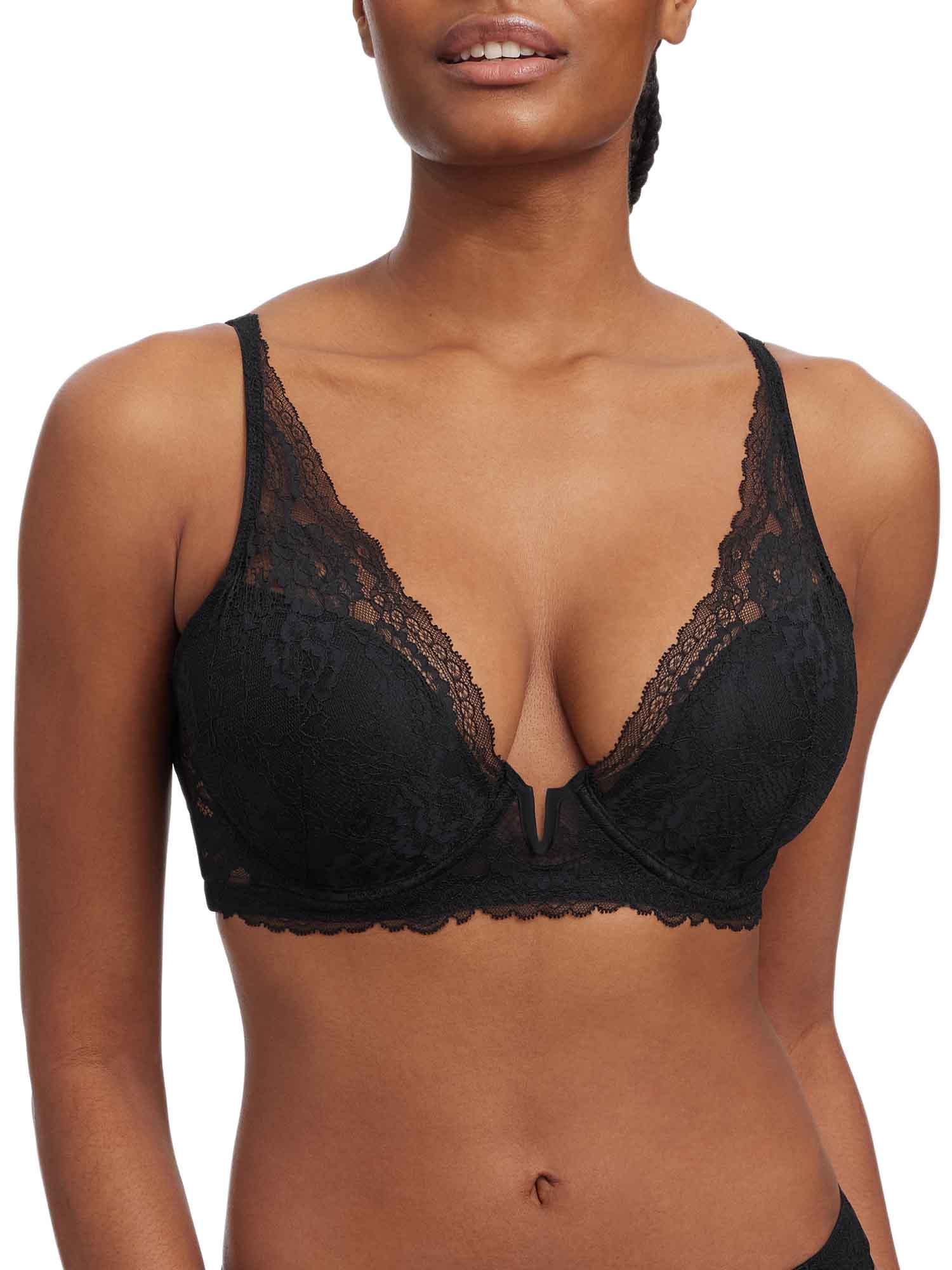 Minx Lightly Lined V - Wire Plunge Bra Bra - Plunge - Skarlett Blue