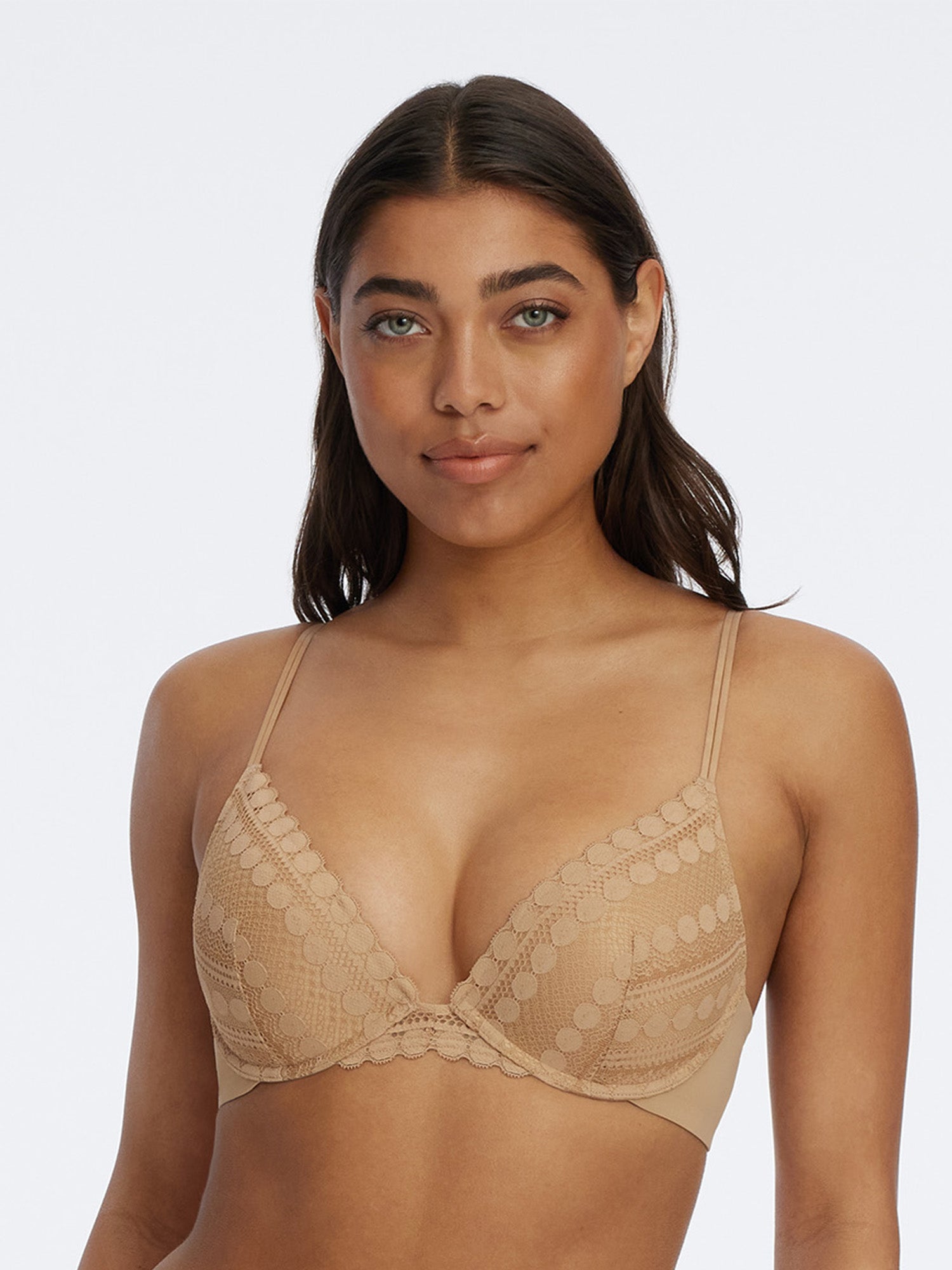 Seduced Geo Dot Push - Up Bra - Push Up - Skarlett Blue