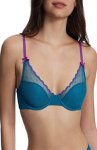 Siren Lightly Lined Lace Underwire Bra - Lightly Lined - Skarlett Blue