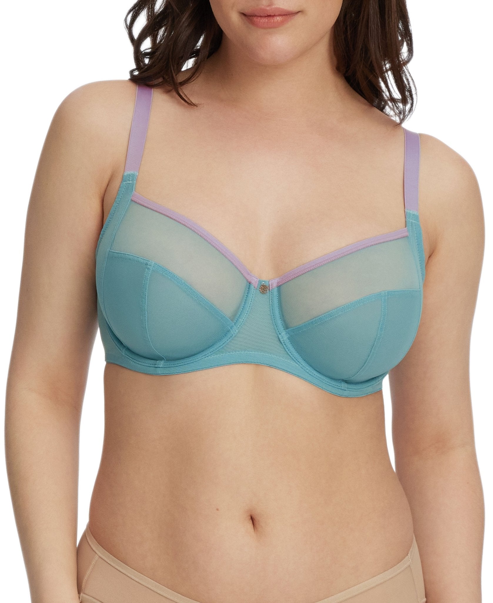 Spellbound Full Coverage Side Support Underwire Bra - Side Support - Skarlett Blue