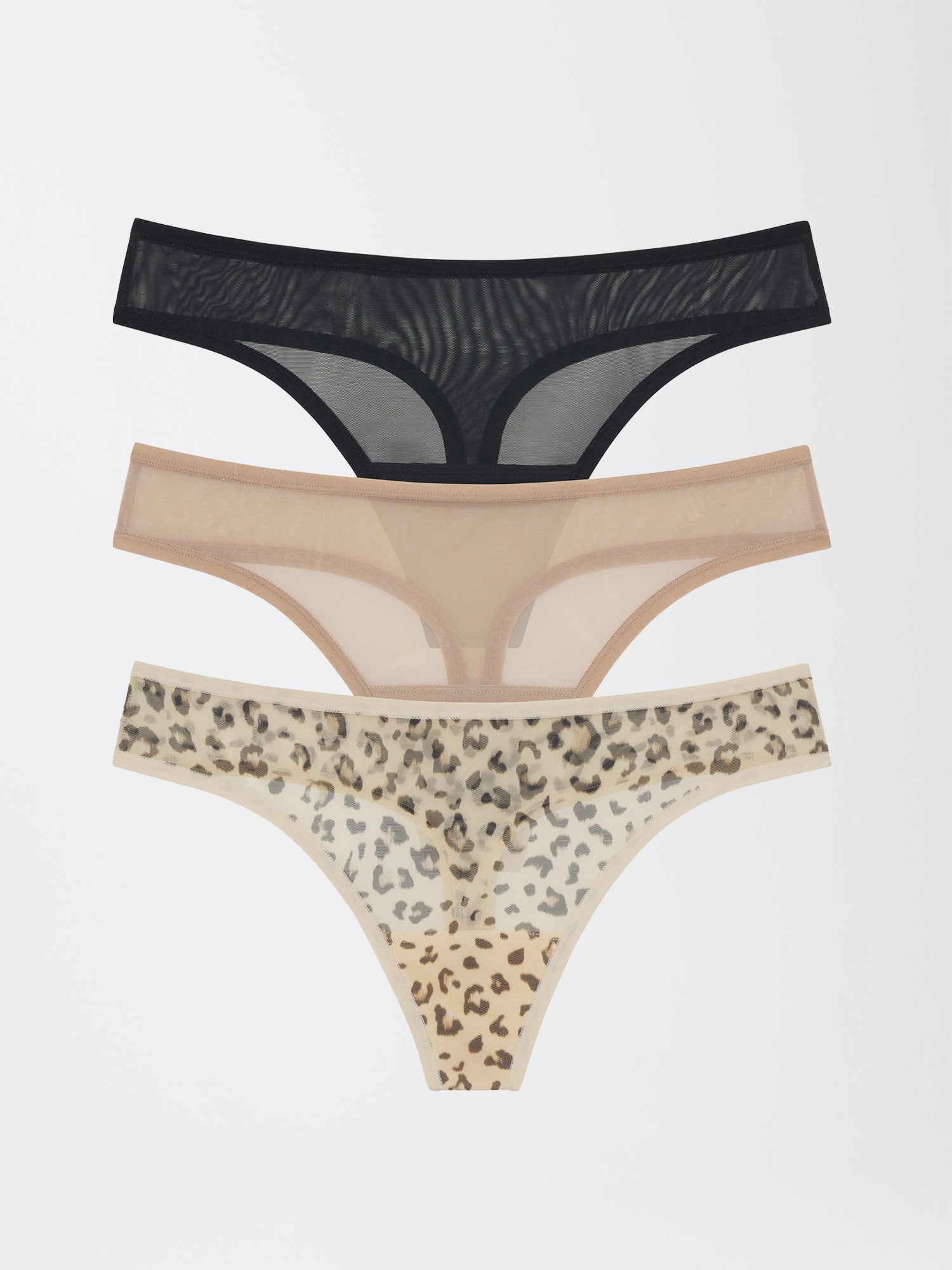 Spellbound Mesh Thong 3 - Pack - Thong - Skarlett Blue