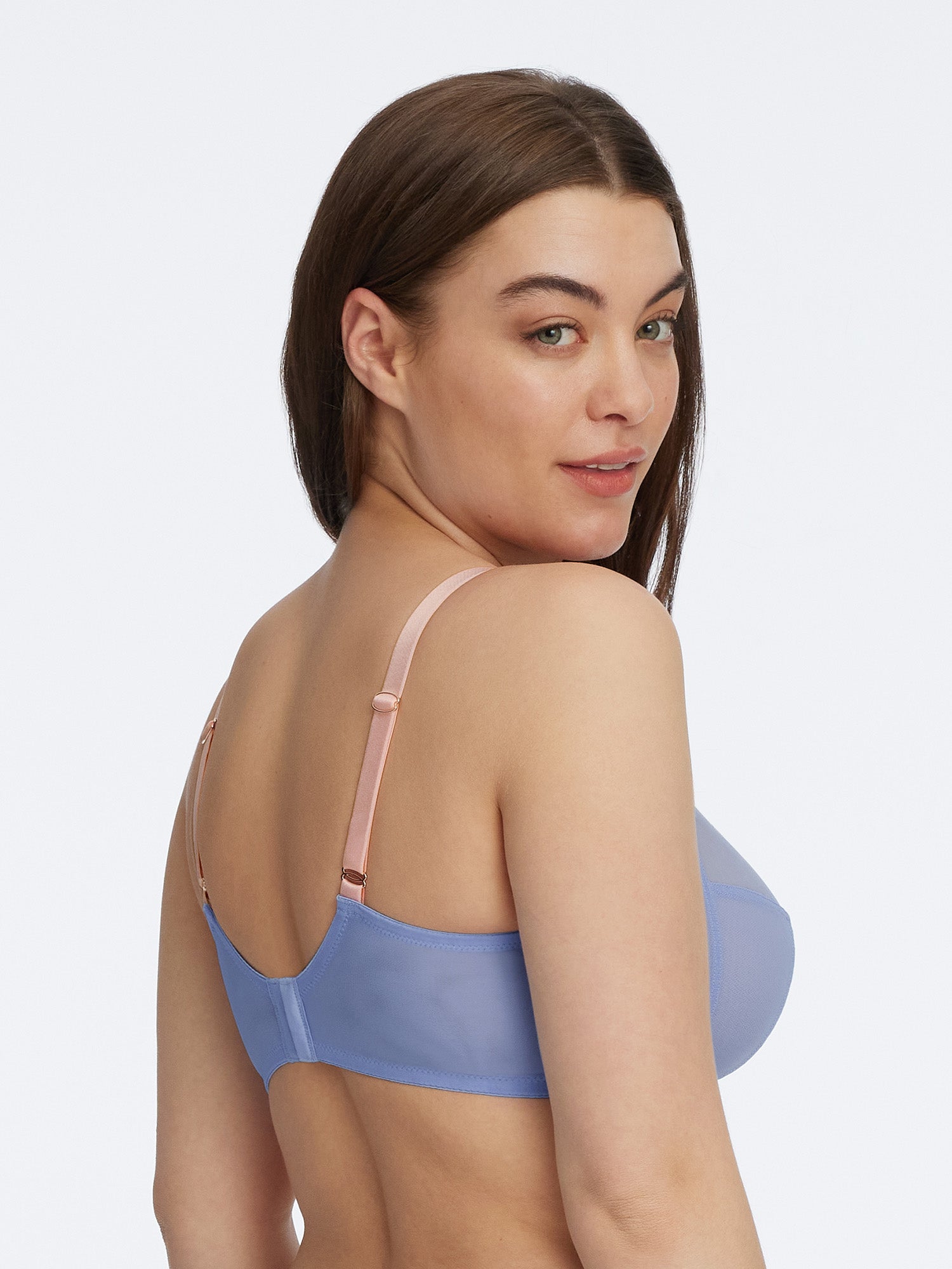 Spellbound Sheer Side Support Bra - Side Support - Skarlett Blue